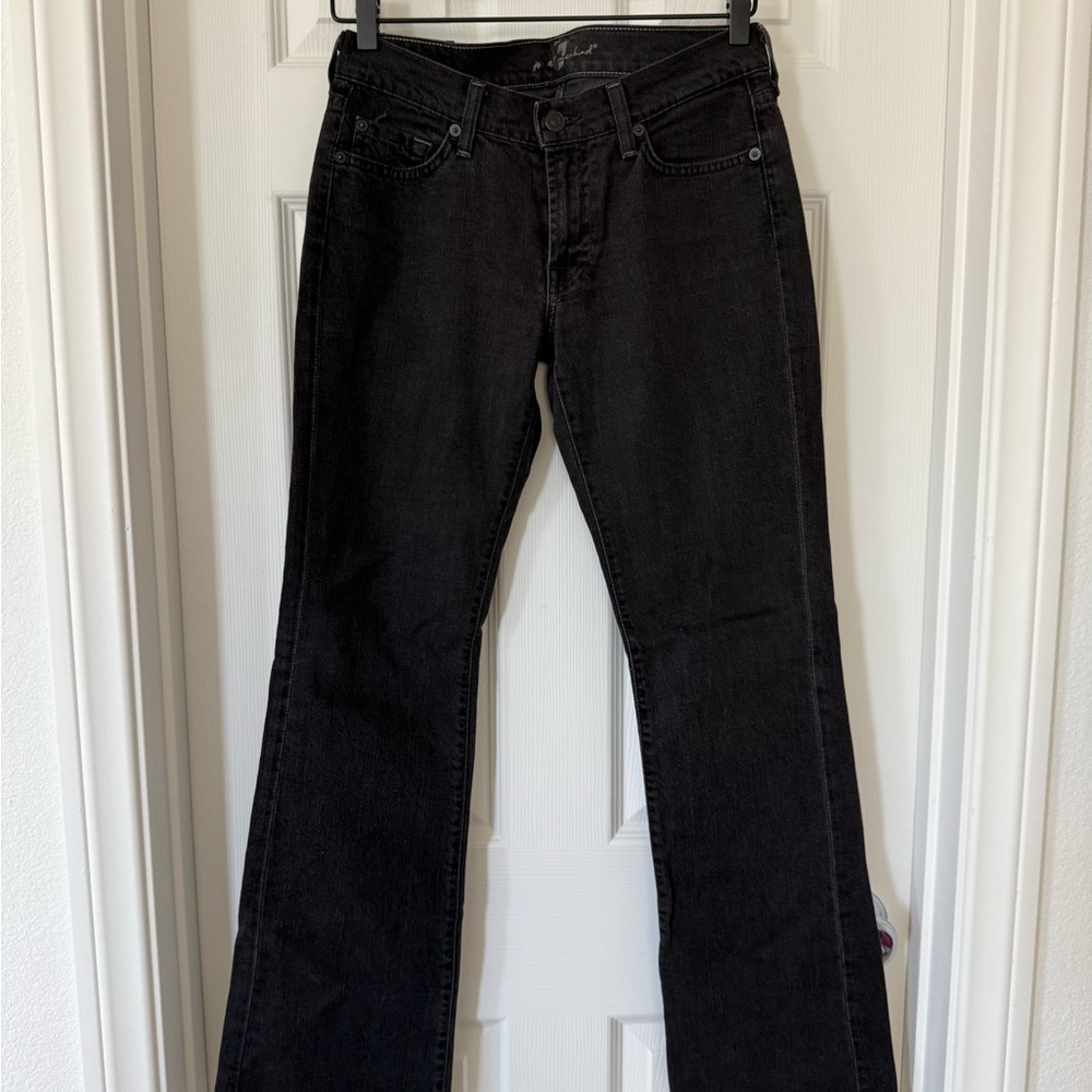 7 For All Mankind Women's Black Jeans